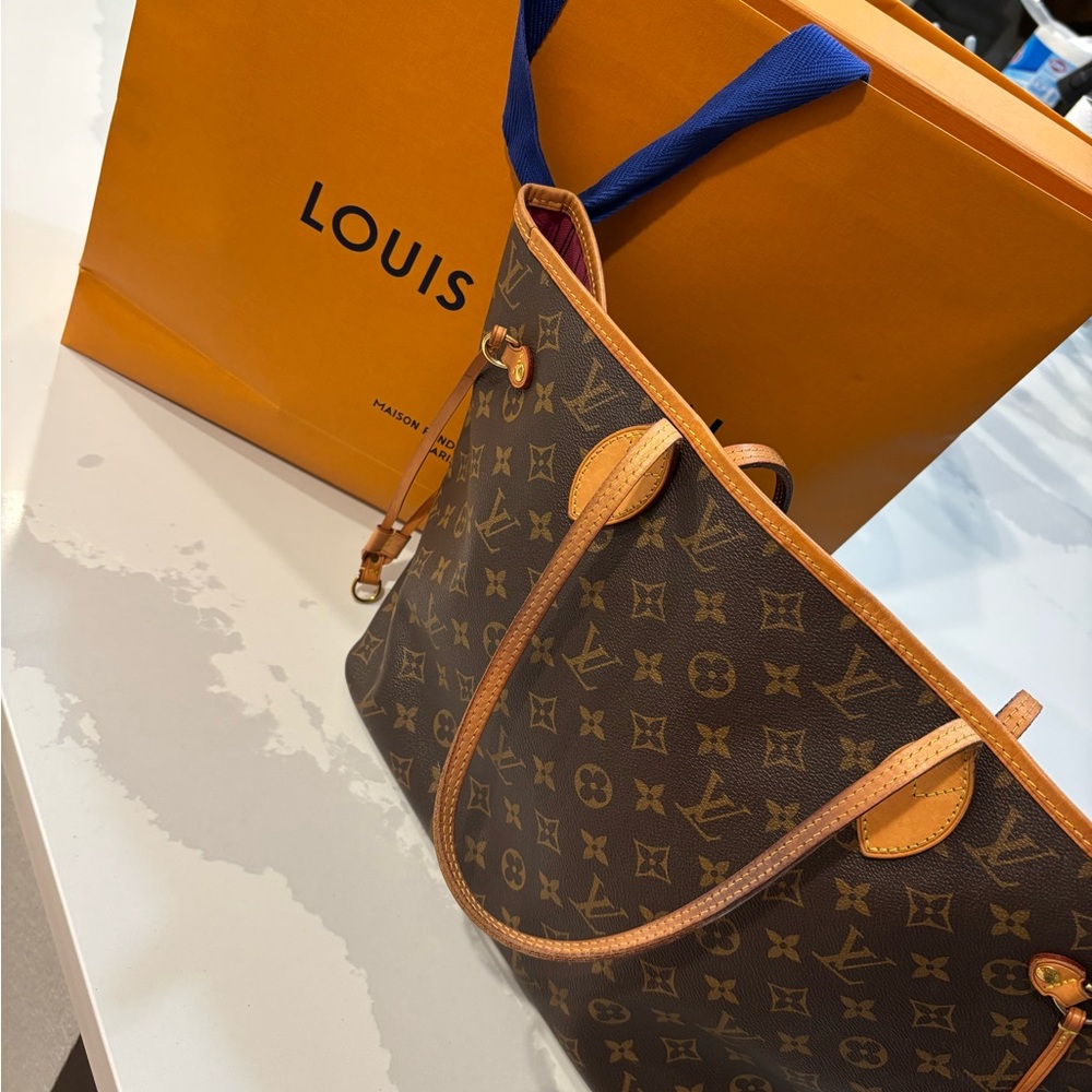 Louis Vuitton Brown Monogram Tote Bag